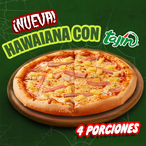 Pizza hawaiana con tajín Colombia